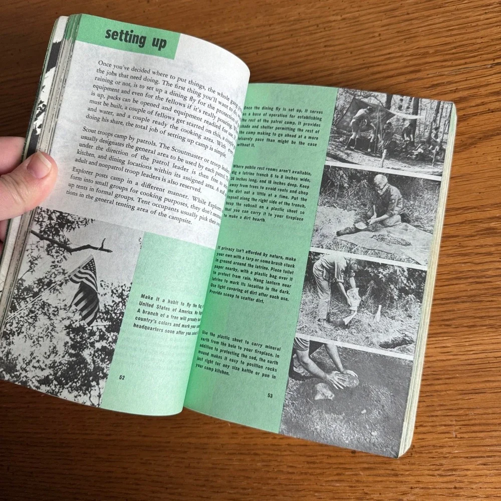 Boy Scouts of America‎ FIELD BOOK 1980 Printing 2nd Ed Camping Survival Skills